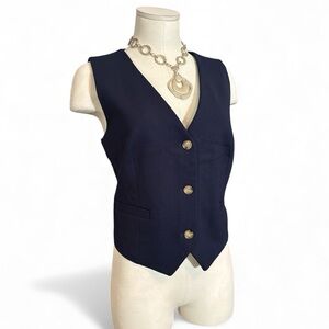 LOFT Navy Vest